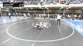 101 lbs Champ. Round 3 - Brayden Sroka, Unattached vs Cam Whitehead, Unattached