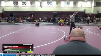 SPW-11 lbs Quarterfinal - Aiden Gallagher, X-men vs Leo Hurst, Little Eagles Wrestling Club