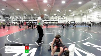 74 lbs Round Of 32 - Collin Vitale, Red Roots WC vs Liam Kelo, Wolfgang Wr Ac