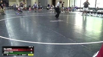 106 lbs Cons. Round 2 - Eli James, Crusader Wrestling Club vs Aidan Thai, B.R.A.W.L