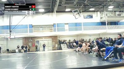 197 lbs Round 3 (8 Team) - Emmett Kenyon, Henry Ford College vs Cohen Schmidt, Bryant Stratton