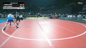 3A Boys 190 lbs Quarterfinal - Jordan Ness, Santiam Christian Boys vs Nash Froerer, Nyssa Boys