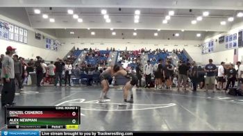 126 lbs Cons. Round 5 - Alex Newman, Servite vs Denzel Cisneros, Team S
