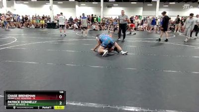 126 lbs Round 1 (4 Team) - Chase Breneman, Moser`s Mat Monsters vs Patrick Donnelly, Savage WA White