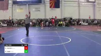 82 lbs Quarterfinal - Kayden Hanlon, Gold Rush WC vs Kaiden Lepe, Pounders WC