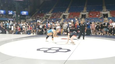 95 lbs Champ. Rd Of 32 - Paris Watts, Georgia vs Mya Van Beek, Iowa