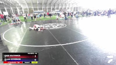 92 lbs Quarterfinal - Gage Southwick, UT vs Elijah Governor, WA