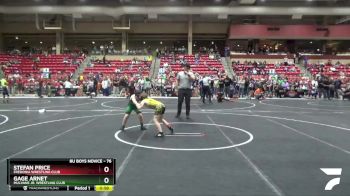 76 lbs Cons. Round 3 - Gage Arnet, Mulvane Jr. Wrestling Club vs Stefan Price, Fredonia Wrestling Club