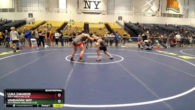 170 lbs Quarterfinal - Vandavian Way, Gouverneur Wrestling Club vs Luka Zakaidze, Wolf Wrestling Club