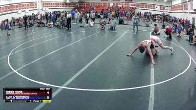 157 lbs Cons. Round 1 - Cory Langenberg, Team Zapas Wrestling Club vs Ryder Kruse, Nebraska Wrestling Training Center