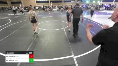 130 lbs Consi Of 16 #2 - Mason Wilson, Threshold WC vs Maddox Dalebout, Silverback WC