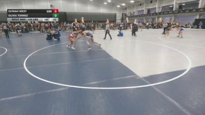 140 lbs Cons. Rd Of 16 - Za'Riah West, BullTrained Wrestling vs Olivia Torrez