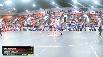 285 lbs Quarterfinals (8 Team) - Sam Reynolds, Three Rivers vs Jordan Sholley, Greenville