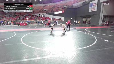 135 lbs 5th Place Match - Owen Porter, Hartford vs Elijah Joles, River Valley Youth Wrestling
