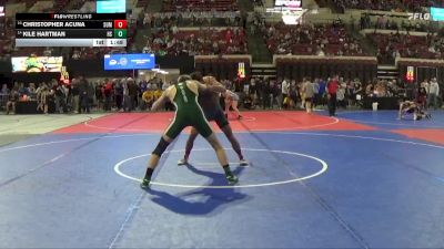 152 lbs 1st Place Match - Christopher Acuna, Darkhorse Wrestling Club vs Kile Hartman, HUGHESVILLE SPARTANS