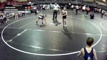 95 lbs Cons. Round 3 - Ethan Jacobsen, York Wrestling Club vs Linkyn Moon, FoxFit