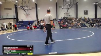 125 lbs Semifinal - Trevor Marsman, Cornerstone vs Jeffrey Bailey, Cornerstone