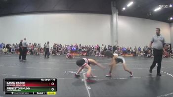 70 lbs Semifinal - Princeton Nunn, Takedown Elite vs Kasen Cargo, Backyard Brawlers