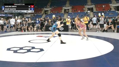 125 lbs Champ. Rd Of 128 - Adeline Smith, Vermont vs Juliet Martin, California