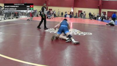 190 lbs Quarterfinal - Wyatt Podielsky, Gpsw vs Kyle Lindblad, Smittys Barn