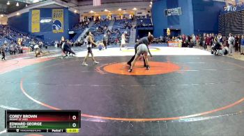 106 lbs Cons. Semi - Corey Brown, Mount St Joes vs Edward George, Blair Academy