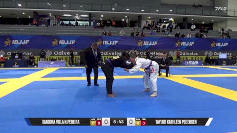 Taylor Kathleen Pedersen vs Isadora Villa N.Pereira 2025 European Jiu-Jitsu IBJJF Championship