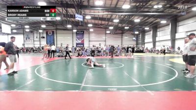 154 lbs Rr Rnd 2 - Karson Adams, Midwest RTC vs Brody Reams, Ride Out Wrestling Club