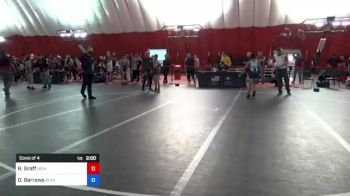 44 kg Consi Of 4 - Ryker Graff, Iron Rams Wrestling Club vs Derek Barrows, Bear Cave