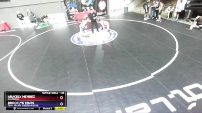 126 lbs Round 1 - Aracely Mendez, California vs Brooklyn Hines, Team Arcata Wrestling Club