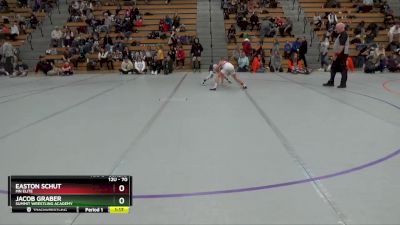 70 lbs 1st Place Match - Jacob Graber, Summit Wrestling Academy vs Easton Schut, MN Elite