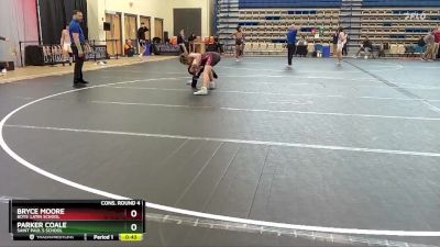 132 lbs Cons. Round 4 - Parker Coale, Saint Paul`s School vs Bryce Moore, Boys` Latin School