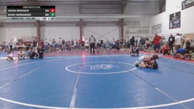 126 lbs Consi Of 16 #2 - Jason Brodack, Sprig Gardner Wrestling Club vs Noah Hernandez, Ruthless