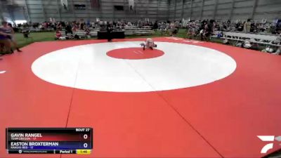 126 lbs Placement Matches (16 Team) - Gavin Rangel, Team Oregon vs Easton Broxterman, Kansas Red