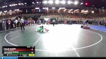 130 lbs Quarterfinal - Giovanna Bueno, Fort Myers HS vs Callie Alfieri, Gulf High School