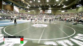 2A 190 lbs Quarterfinal - Cooper Whatcott, Millard vs Logan Judd, North Summit