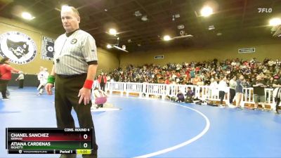 120 lbs Cons. Round 4 - Atiana Cardenas, Righetti vs Chanel Sanchez, Kerman