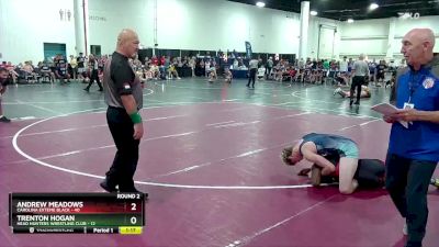 165 lbs Round 2 (8 Team) - Trenton Hogan, Head Hunters Wrestling Club vs Andrew Meadows, Carolina Exteme Black