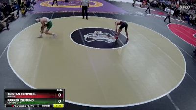 Cons. Round 3 - Parker Zikmund, Central City vs Tristan Campbell, McCook