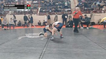 90_B lbs 3rd Place - Silas Bennett, Athens vs Wyatt Hassinger, Mifflin County