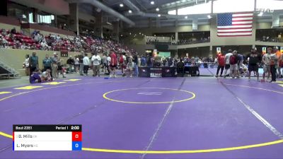 165 lbs Cons. Round 1 - Brody Mills, OK vs Landon Myers, KS