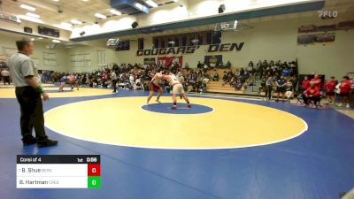 288 lbs Consi Of 4 - Ben Shue, Bergen Catholic (NJ) vs Ben Hartman, Crescent Valley (OR)