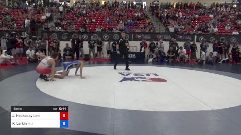 61 kg Semis - Jake Hockaday, Contenders Wrestling Academy vs Kyler Larkin, Valiant Wrestling Club