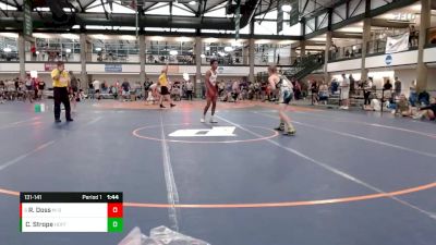 131-141 lbs Cons. Round 3 - Rikyis Doss, Richwoods High School vs Cody Strope, Comets Wrestling Club