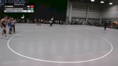 132 lbs Cons. Rd Of 64 - Dawson Hawthorne, Illinois vs Ty Strode, Moen Wrestling Academy