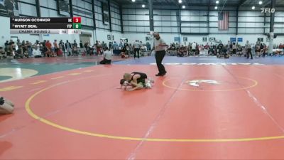 55 lbs Champ. Round 3 - Wyatt Deal, VA Team Predator vs Hudson OConnor, New Kent