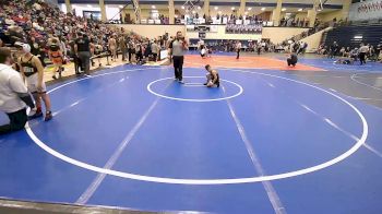 85 lbs Quarterfinal - Tryston Harrell, Team Conquer Wrestling vs Damian Barbosa, Rogers Iron Wrestling