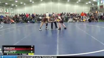 160 lbs Round 2 (6 Team) - Brody Mackey, Wyoming Brown vs Rylan Stout, Montana White