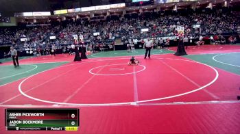 45 lbs Quarterfinal - Jadon Bockmore, WSW1 vs Asher Pickworth, PWCA