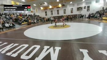 126 lbs Quarterfinal - Wyatt Miller, Kemmerer vs Peyton Stansell, Big Piney