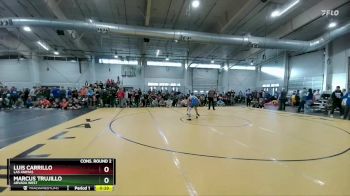 132 lbs Cons. Round 2 - Marcus Trujillo, Arvada West vs Luis Carrillo, Las Animas